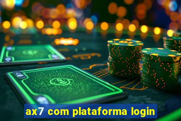 ax7 com plataforma login